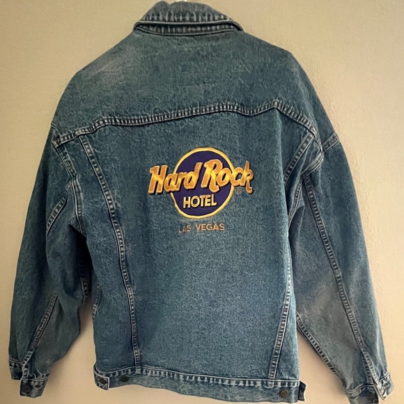 Original Jean Jacket HARD ROCK HOTEL Las Vegas XL - Picture 2 of 6